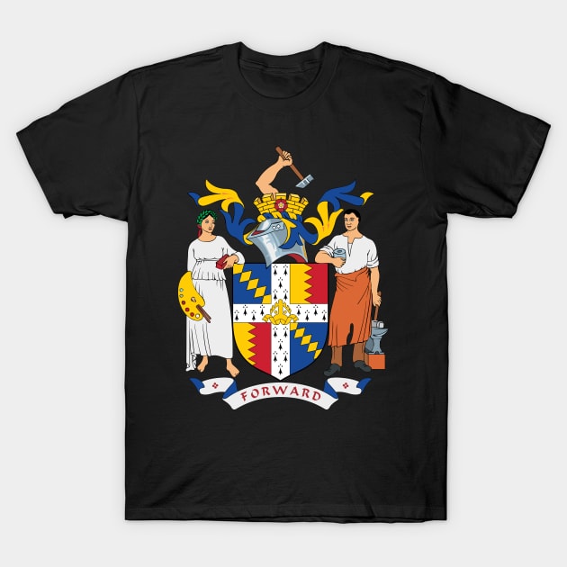 Birmingham Coat of Arms T-Shirt by Bugsponge